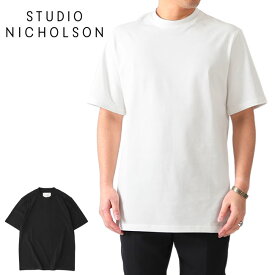 [TIME SALE] STUDIO NICHOLSON スタジオニコルソン LETRA バックロゴ Tシャツ SNM-004 半袖Tシャツ メンズ