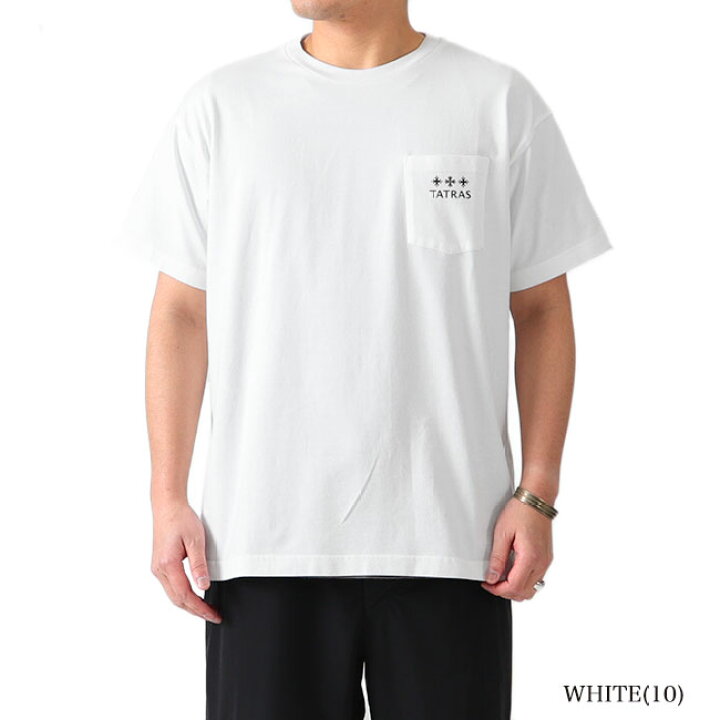 楽天市場】TATRAS タトラス バックロゴ 胸ポケット Tシャツ 