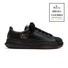 Maison MIHARA YASUHIRO メゾンミハラヤスヒロ BLAKEY ブレイキー レザー スニーカー A06FW702 黒 ブラック シューズ メンズ レディース