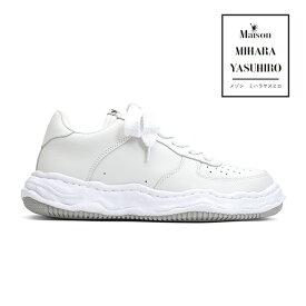 Maison MIHARA YASUHIRO メゾン ミハラヤスヒロ WAYNE ウェイン レザー スニーカー A07FW702 白 ホワイト シューズ メンズ レディース
