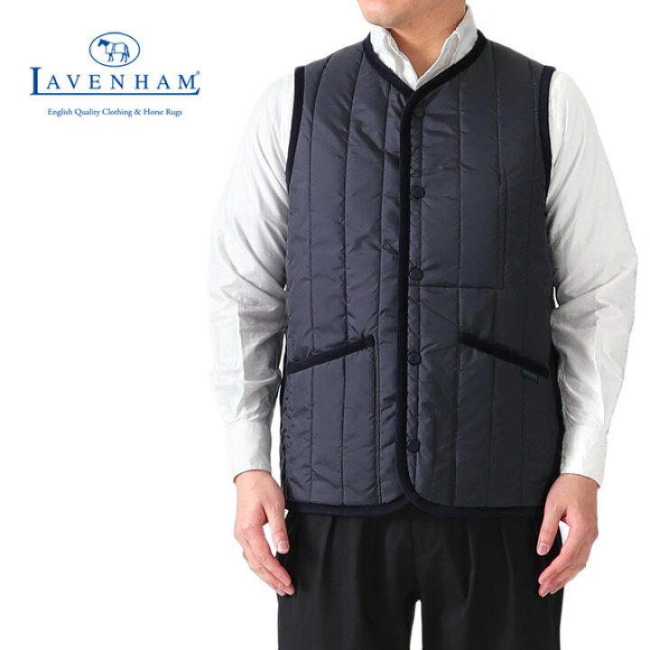 楽天市場】LAVENHAM ラベンハム ソーンハム バーティカル キルト ジレ 