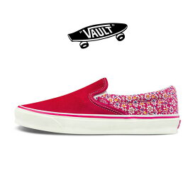 VANS VAULT バンズボルト デイジー柄 スエード スリッポン Og Classic Slip-On Lx 花柄 スニーカー シューズ メンズ レディース