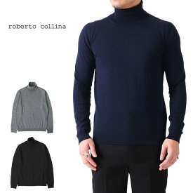 [TIME SALE] Roberto Collina ロベルトコリーナ メリノウール ハイゲージ ハイネック ニットセーター RY01003 メンズ