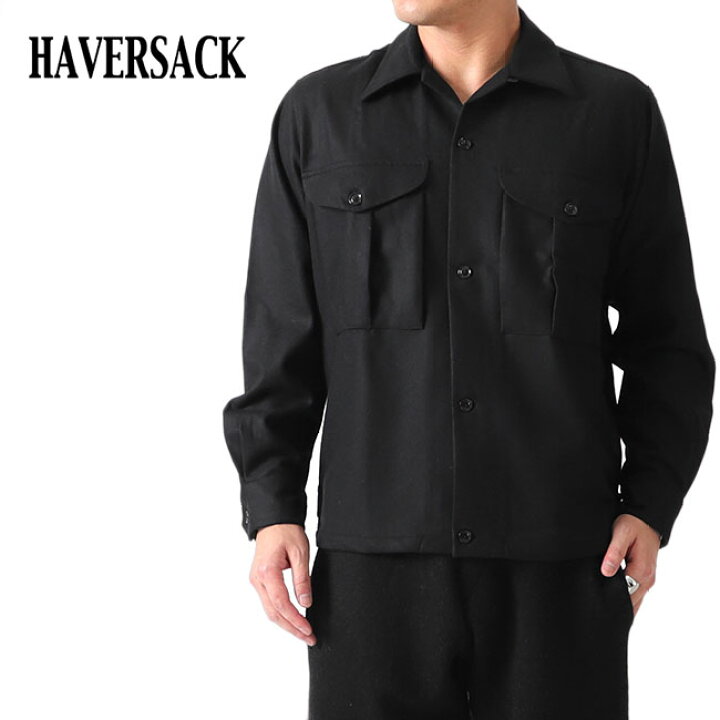 楽天市場】[TIME SALE] HAVERSACK ハバーサック CPO ウール シャツ 