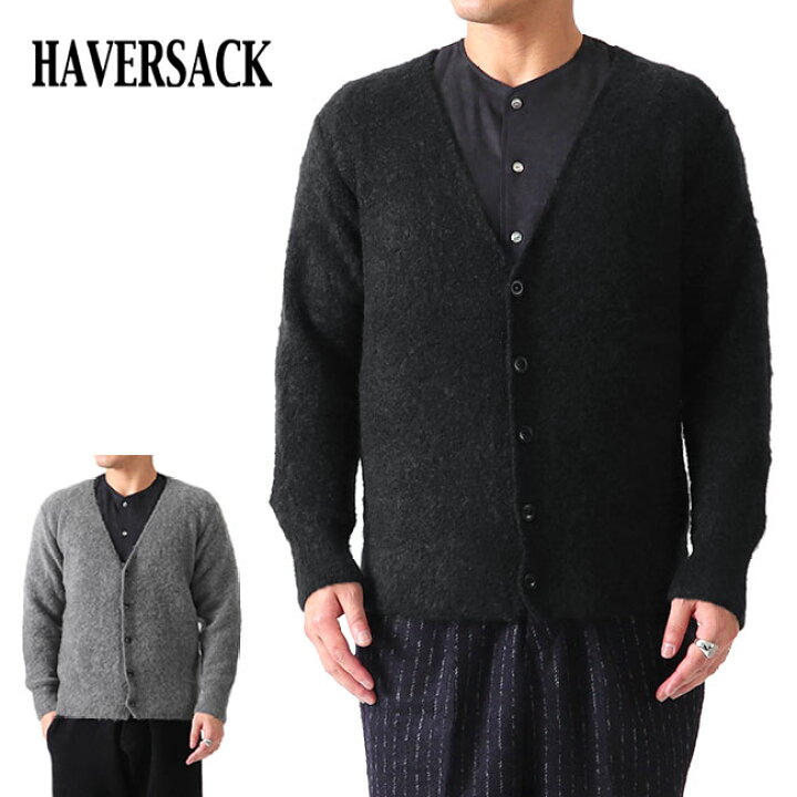 楽天市場】HAVERSACK ハバーサック モヘアウール ニットカーディガン 