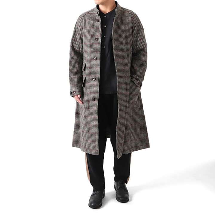 楽天市場】HAVERSACK ハバーサック チェック柄 スタンドカラー ウール 