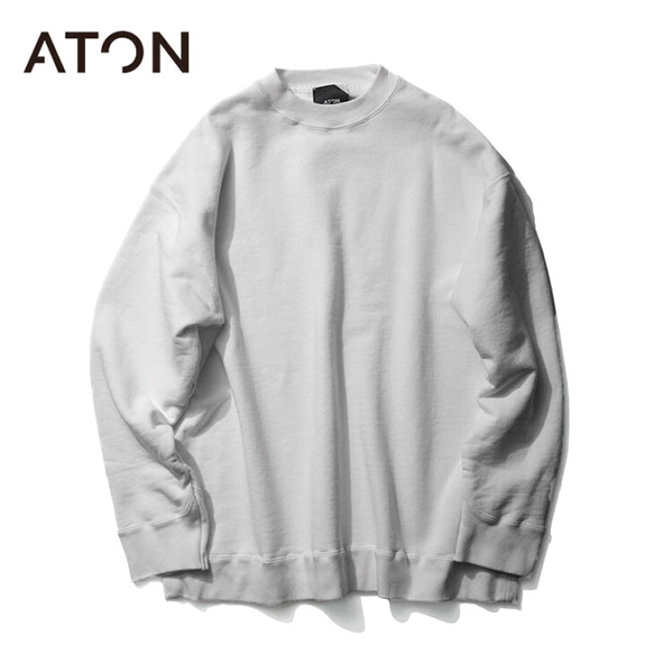 楽天市場】ATON エイトン ナチュラルガーメントダイ プルオーバー  