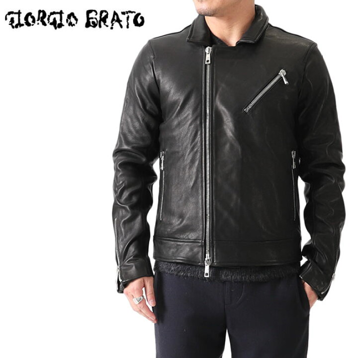 楽天市場】[TIME SALE] GIORGIO BRATO ジョルジオブラット ラムレザー  