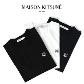 Maison Kitsune メゾンキツネ グレーフォックスヘッドロゴ Tシャツ GM00118KJ0008 半袖Tシャツ メンズ