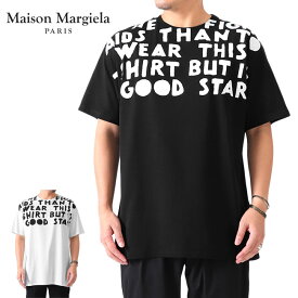 Maison Margiela メゾンマルジェラ オーバーサイズ チャリティー グラフィック Tシャツ S50GC0663 S22816 989 半袖Tシャツ メンズ