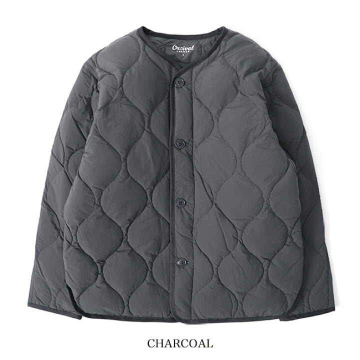 楽天市場】ORCIVAL オーシバル キルトダウン ノーカラージャケット OR 