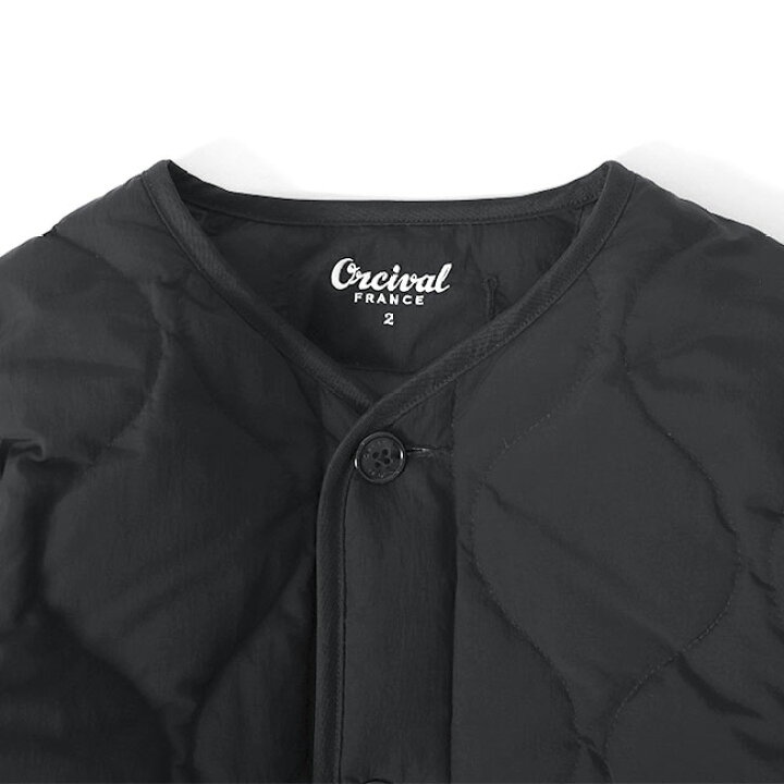 楽天市場】ORCIVAL オーシバル キルトダウン ノーカラージャケット OR 
