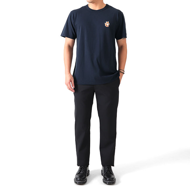 Maison Kitsune メゾンキツネ ALL-RIGHT フォックスロゴ Tシャツ HM00128KJ0008 半袖Tシャツ メンズ レディース  | Golden State