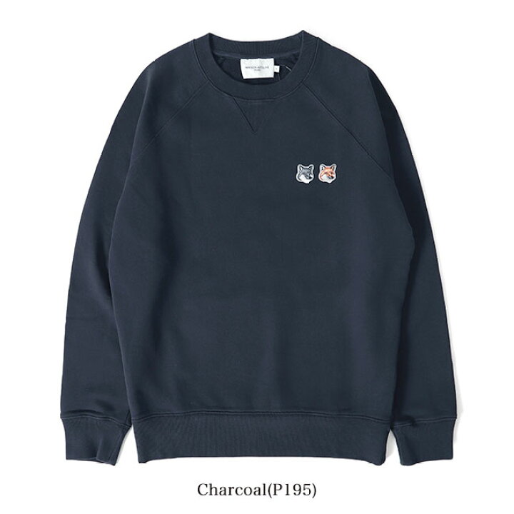 楽天市場】Maison Kitsune メゾンキツネ ダブルフォックスヘッドロゴ 