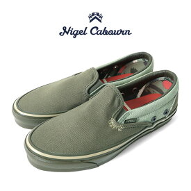 [SALE] Nigel Cabourn × VANS VAULT ナイジェルケーボン バンズボルト OG ClASSiC Slip-ON lX スリッポン スニーカー 9TA コラボ シューズ メンズ レディース