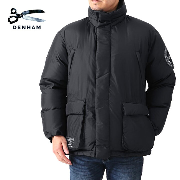 楽天市場】DENHAM デンハム シザーロゴワッペン フード内蔵 スタンド 