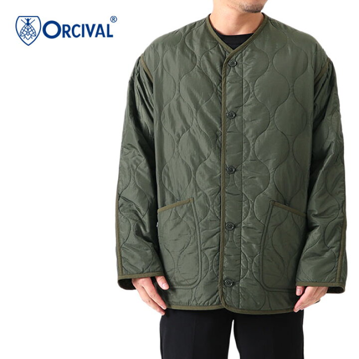 楽天市場】[SALE] ORCIVAL オーシバル キルト カラーレスジャケット OR 