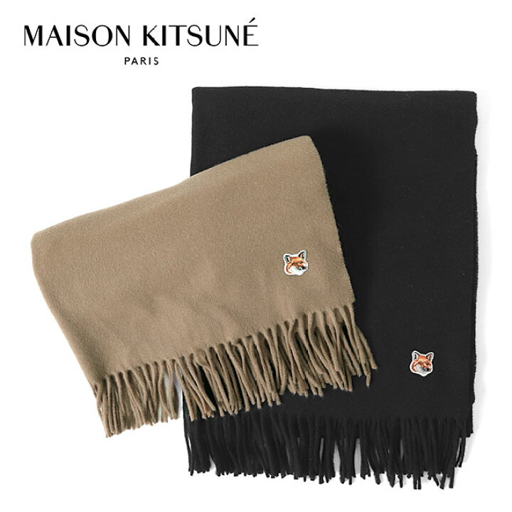 楽天市場】Maison Kitsune メゾンキツネ フォックスヘッドロゴ 大判  