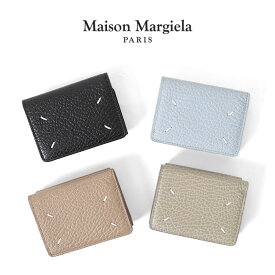 Maison Margiela メゾンマルジェラ グレインレザー 3つ折り 財布 S36UI0416 P4455 ウォレット ギフト プレゼント