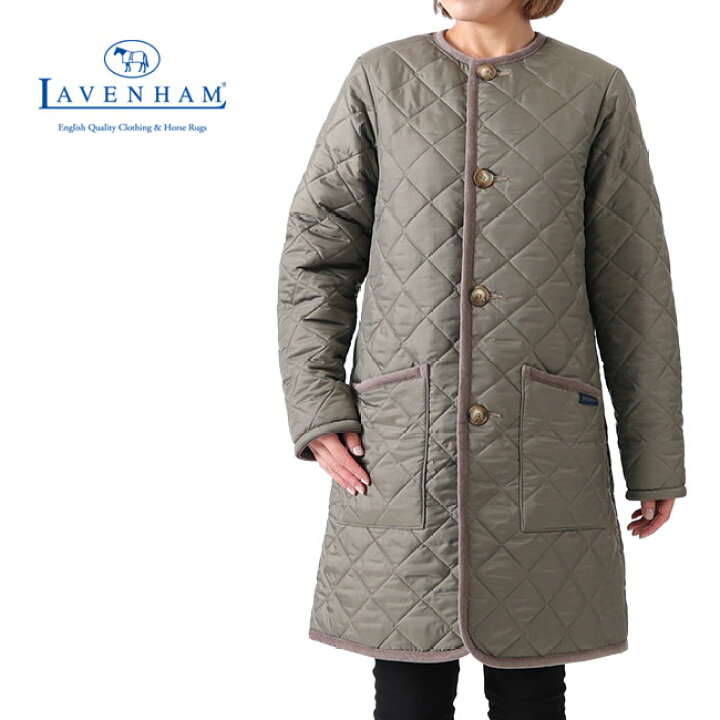 楽天市場】LAVENHAM ラベンハム ロングライン ファーライニング カラー 