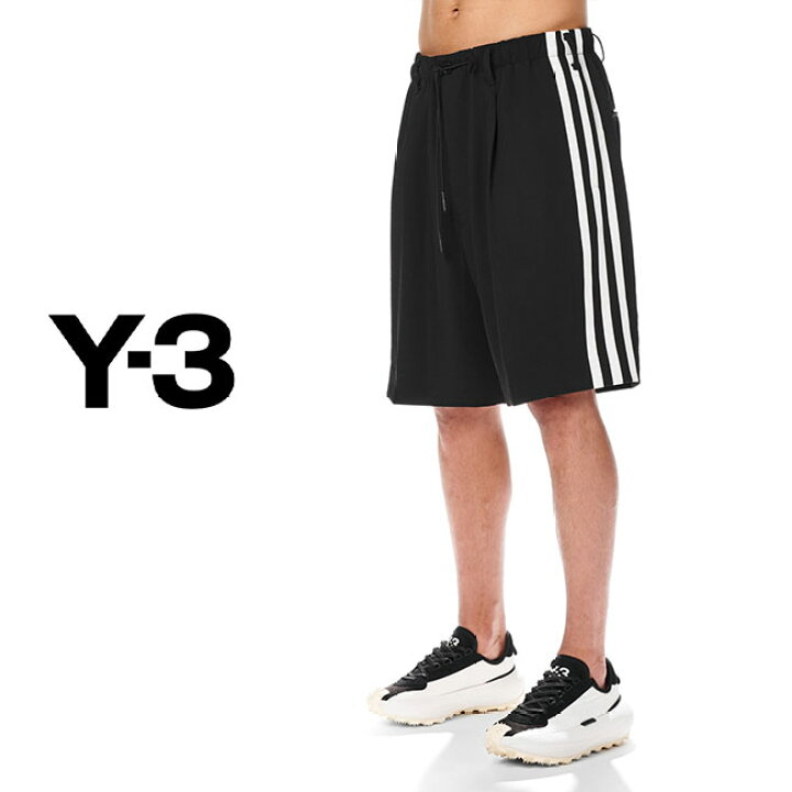 楽天市場】Y-3 ワイスリー 3ストライプ ワイドショーツ HG6085 