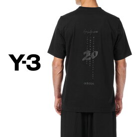Y-3 ワイスリー 20周年 バックロゴ刺繍 Tシャツ HG8797 半袖Tシャツ メンズ