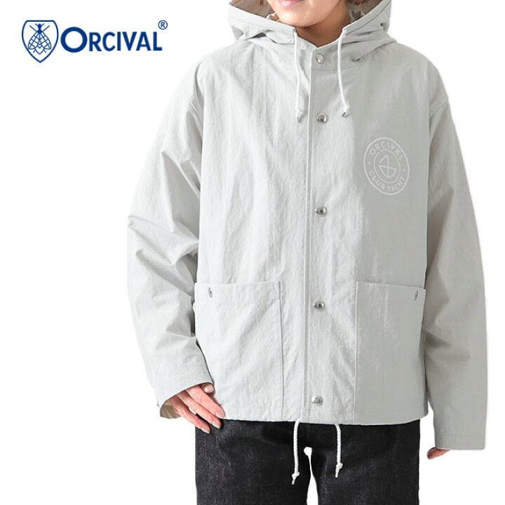 楽天市場】ORCIVAL オーシバル ナイロン ヨットパーカー OR-A0152 NLW 