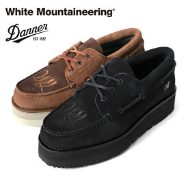 [TIME SALE] White Mountaineering × Danner ホワイトマウンテニアリング ダナー RUGGED 3 EYE ラギッド レザー デッキシューズ WM2271805 コラボ ブーツ メンズ