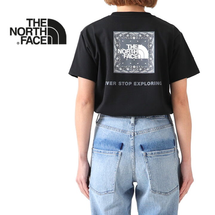 楽天市場】THE NORTH FACE ノースフェイス バンダナ柄 スクエアロゴ T 