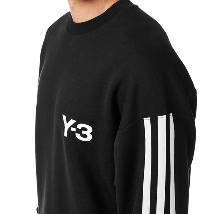 楽天市場】Y-3 ワイスリー オーバーサイズ 3ライン クルーネック 
