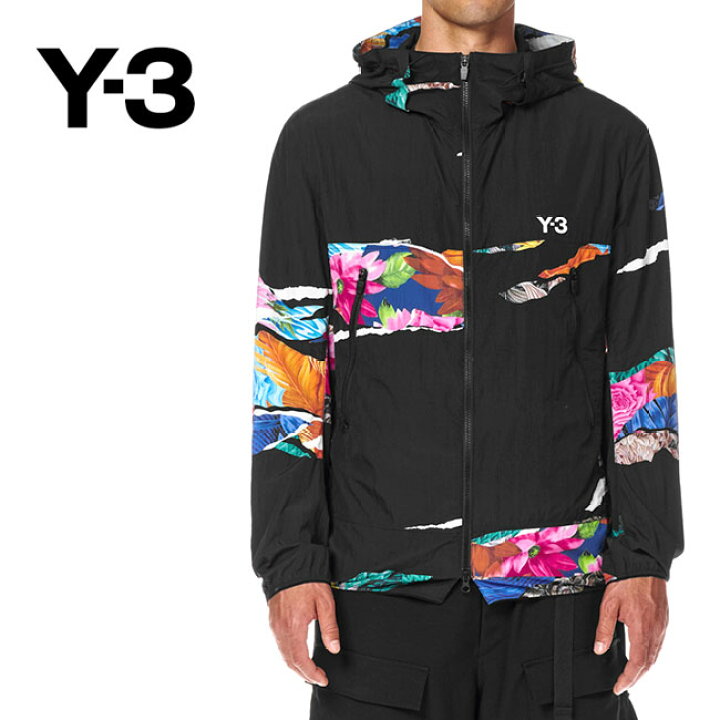 楽天市場】Y-3 ワイスリー フラワープリント ウィンドブレーカー 