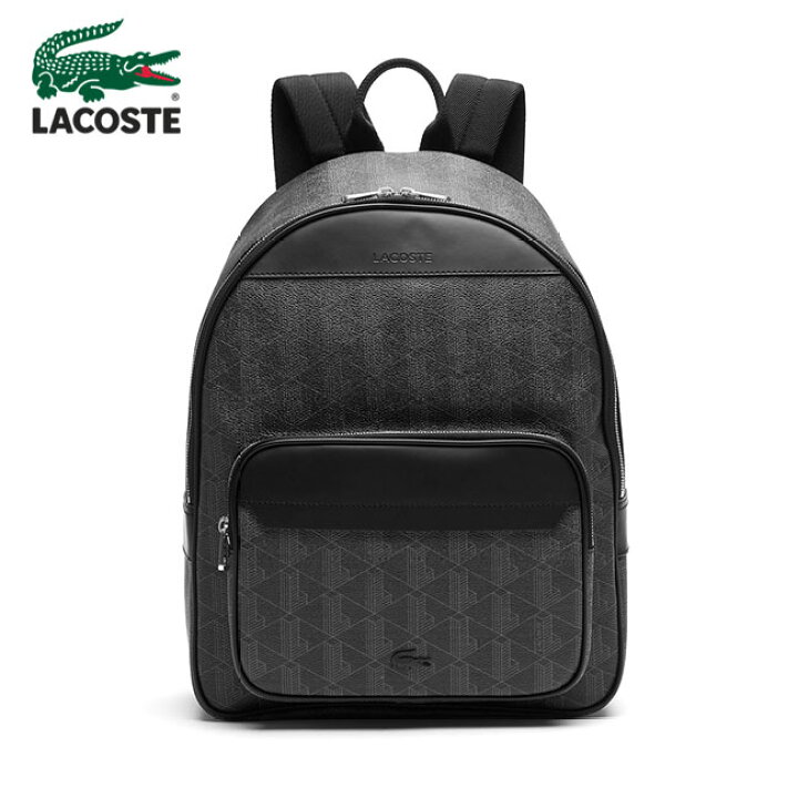 楽天市場】Lacoste ラコステ モノグラム PVC バックパック NH3649L 