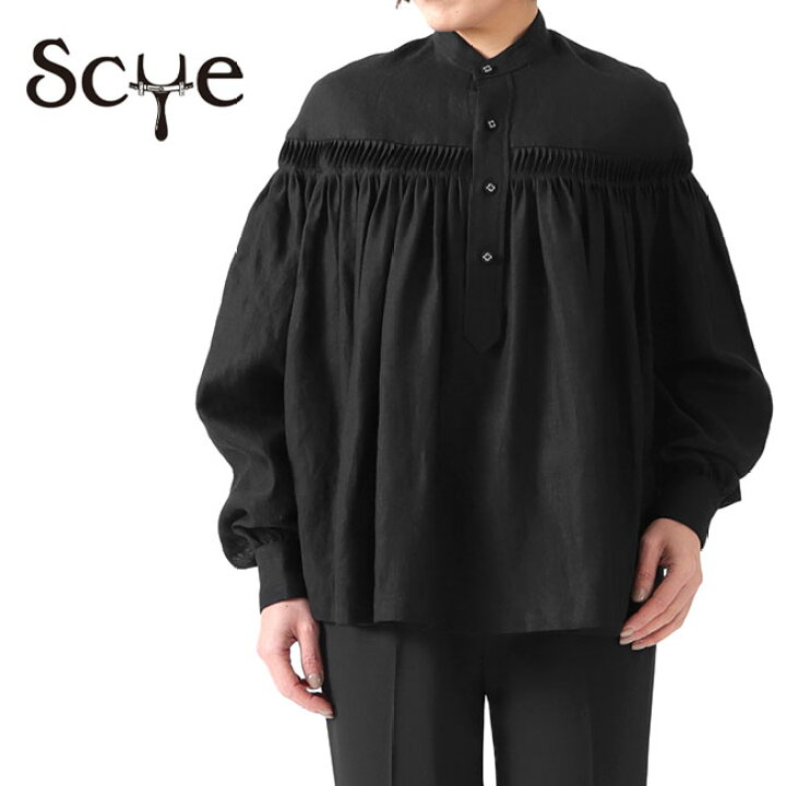 楽天市場】Scye サイ リネン ピンタックブラウス 1222-31016 ギャザー 