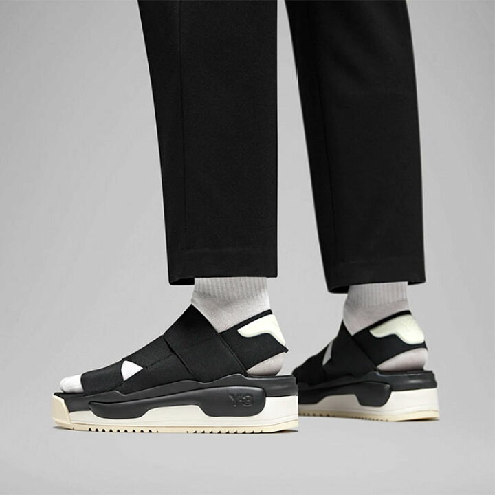 楽天市場】Y-3 ワイスリー HOKORI SANDAL ホコリ ストラップサンダル  