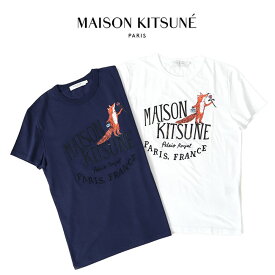 Maison Kitsune × OLYMPIA メゾンキツネ オリンピア パレロワイヤル ROSE コラボ Tシャツ IW00167KJ0008 半袖Tシャツ レディース