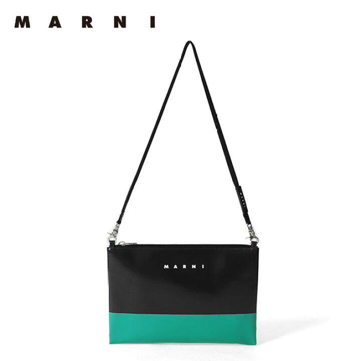 楽天市場】MARNI マルニ TRIBECA PVC ショルダー クラッチ&クロス 