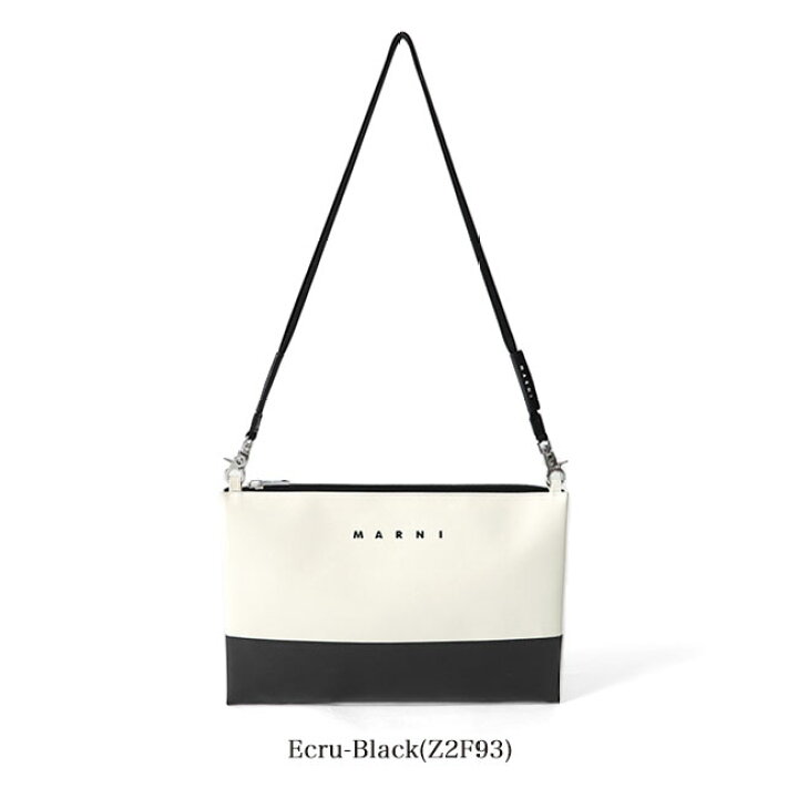 楽天市場】MARNI マルニ TRIBECA PVC ショルダー クラッチ&クロス 