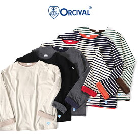 ORCIVAL オーシバル フリースライニング コットンロード ボートネック バスクシャツ OR-C0039 CMJ カットソー ロンT メンズ