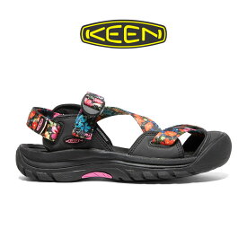 KEEN × leur logette キーン ルールロジェット ZERRAPORT フラワープリント ゼラポート2 コラボ ストラップサンダル 花柄 レディース