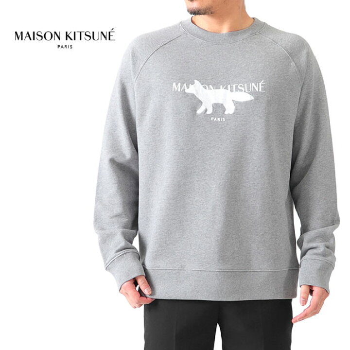 楽天市場】Maison Kitsune メゾンキツネ フォックススタンプ ロゴ刺繍 
