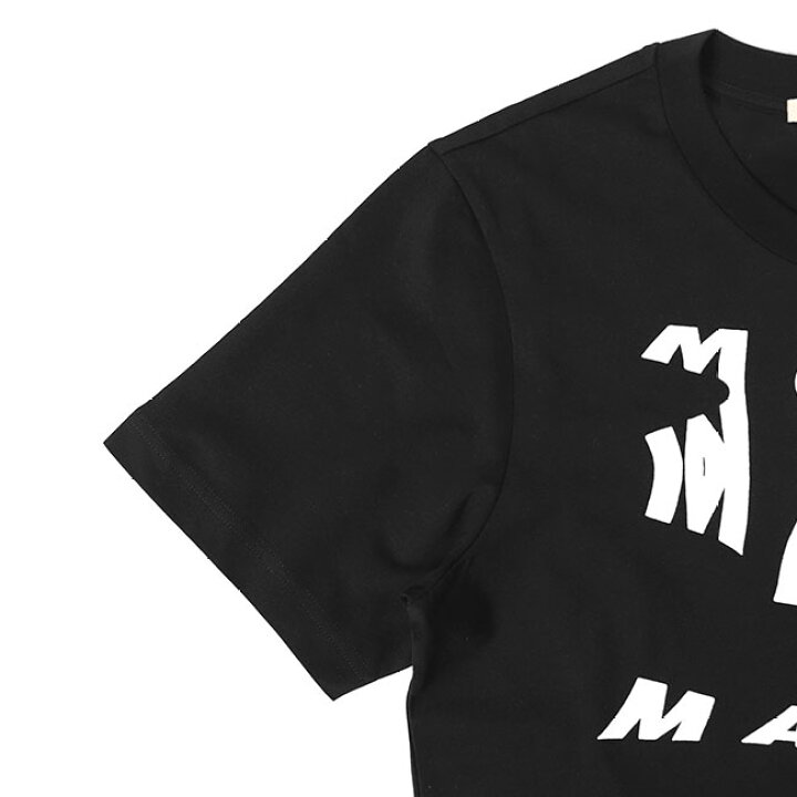 楽天市場】MARNI マルニ ロゴグラフィック Tシャツ HUMU0198P8 黒 白 