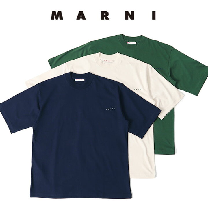 楽天市場】MARNI マルニ 3枚セット 3P ミニロゴ パックTシャツ 