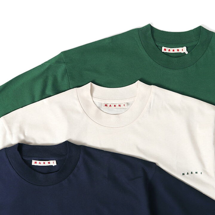 楽天市場】MARNI マルニ 3枚セット 3P ミニロゴ パックTシャツ 