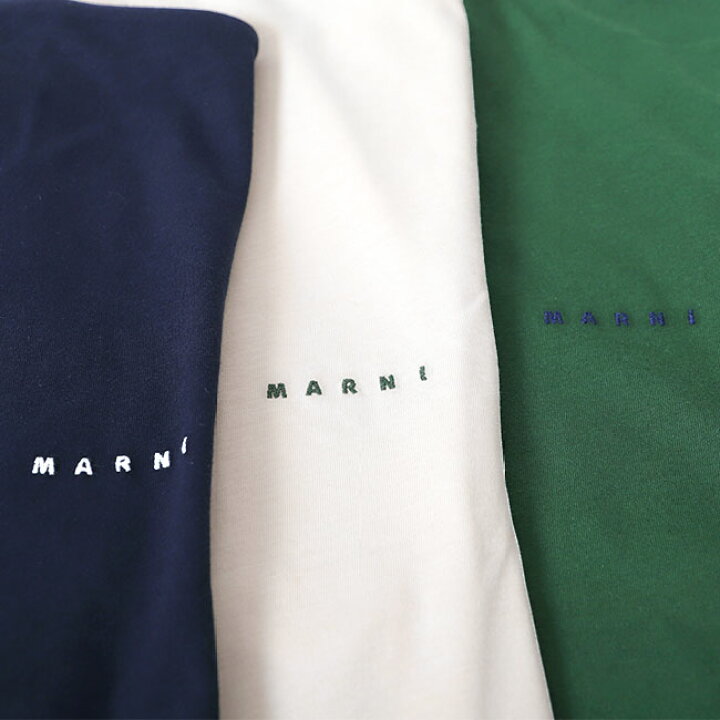 楽天市場】MARNI マルニ 3枚セット 3P ミニロゴ パックTシャツ  