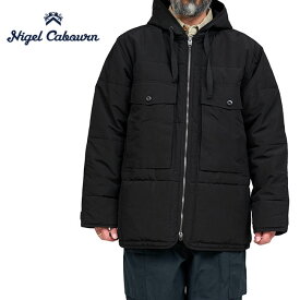 [SALE] Nigel Cabourn ナイジェルケーボン OW-53 フード付き ミッドフィールド ライナージャケット 80451330030 M65 中綿 メンズ