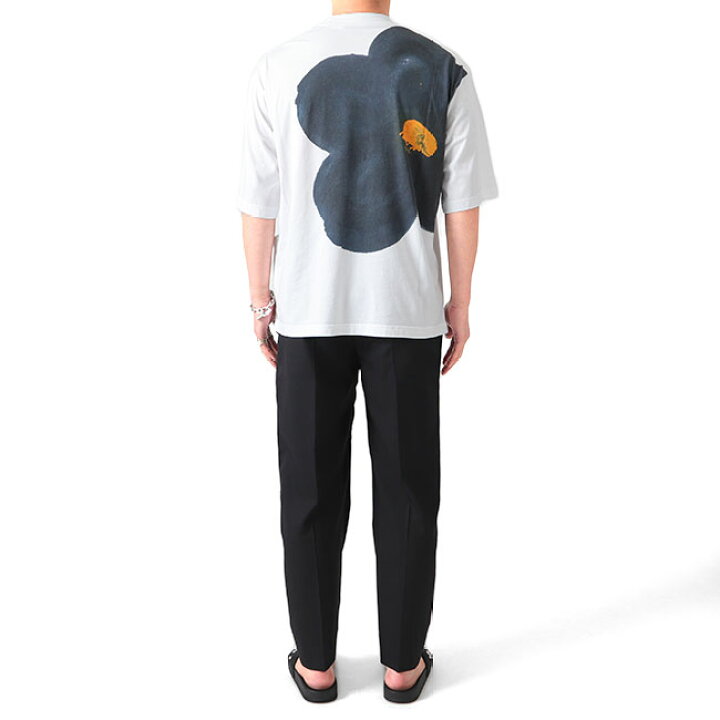 楽天市場】MARNI マルニ ブラックデイジー ロゴTシャツ 
