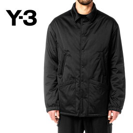 Y-3 ワイスリー プリマロフト インサレーション オーバーサイズ コーチジャケット HN4323 黒 中綿ジャケット メンズ