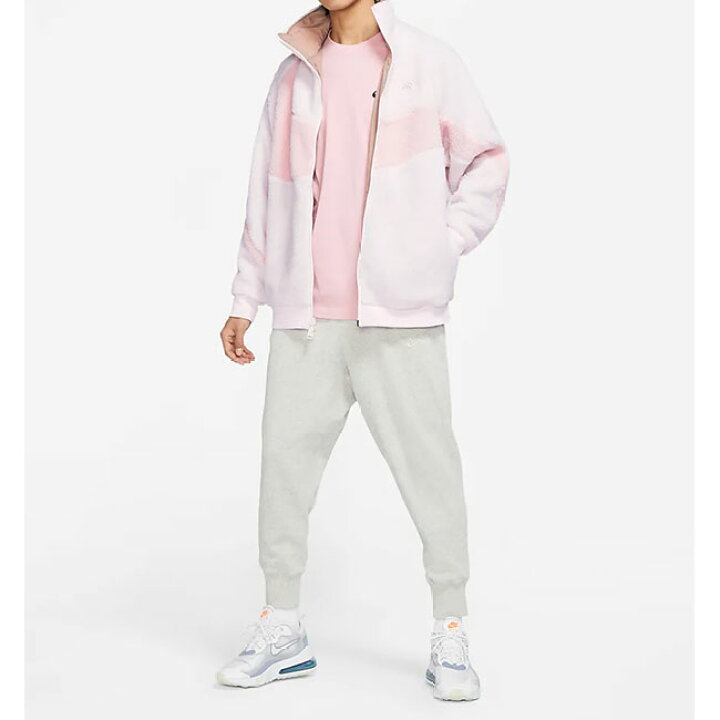 ナイキ Mサイズ ブルゾン ボア ジャケット リバーシブル フリース NIKE 