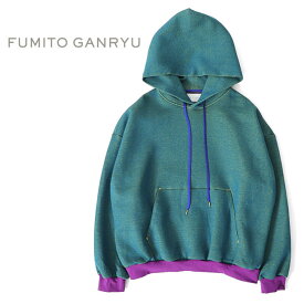 [TIME SALE] FUMITO GANRYU フミトガンリュウ サイドジップ オーバーサイズ プルオーバー パーカー Fu8-Cu-01 メンズ