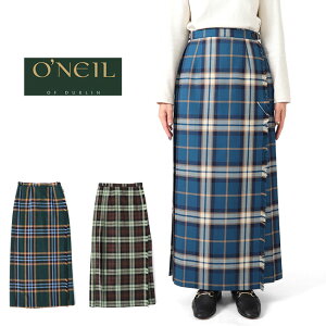 O'NEIL OF DUBLIN �I�j�[���I�u�_�u���� �^�[�^���`�F�b�N �E�[�� �����O�� �L���g�X�J�[�g 5093W 93cm �}�L�V�� ���f�B�[�X